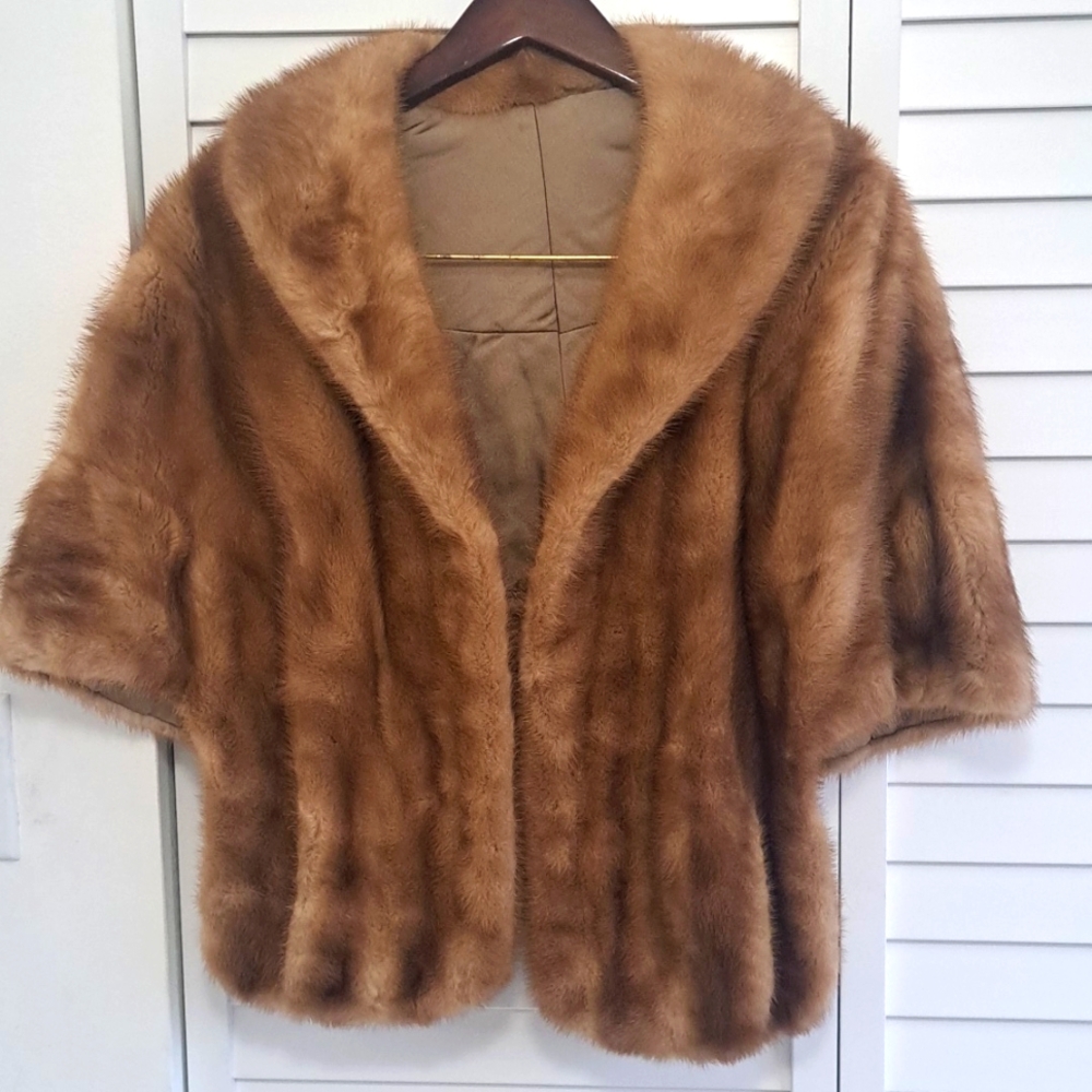 Gorgeous Authentic Real Mink Fur 1960s - Picture 2 of 8